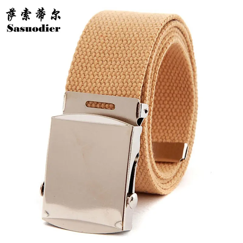 

Wholesale Designer Mens Fashion Belt 18 Candy Colors Canvas Belts for Women