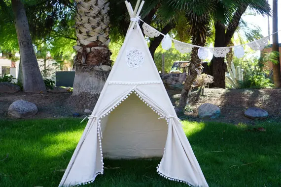 Первичная цветная детская игрушечная палатка, tipi, палатка teepee, палатка-вигвам для детей детский игровой домик