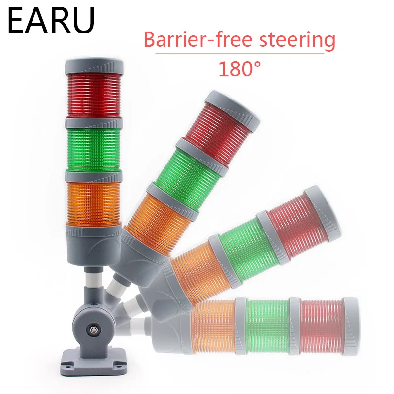 70 мм промышленная многослойсветодиодный светодиодная сигнальная башня стоп