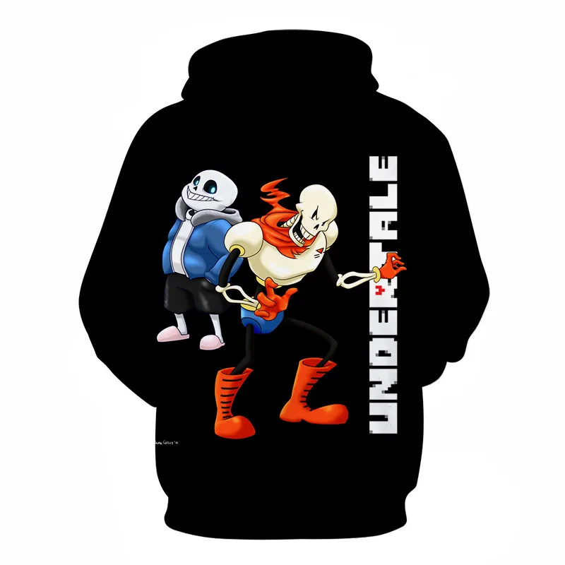 Синий кости Undertale 3D принт Для мужчин s пуловер Толстовка Модные повседневные мужские худи ПОЛУВЕРЫ-толстовки по индивидуальному заказу zootop bear