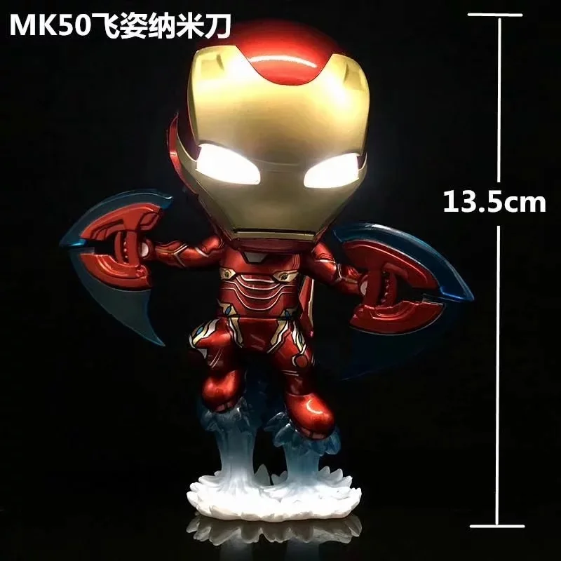 Мстители Железный человек Mark 50 Cosbaby MK 50 качающаяся голова ПВХ фигурка игрушка