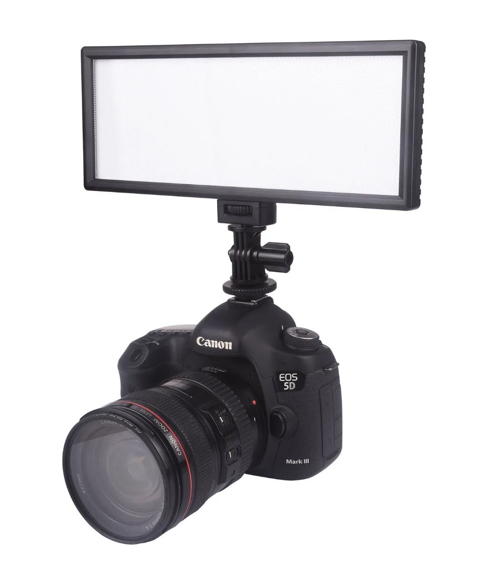 L132T LED Video Light Ultra Thin LCD Bi-Color &amp Dimmable DSLR Studio Lamp Panel for Camera DV Camcorder | Электроника