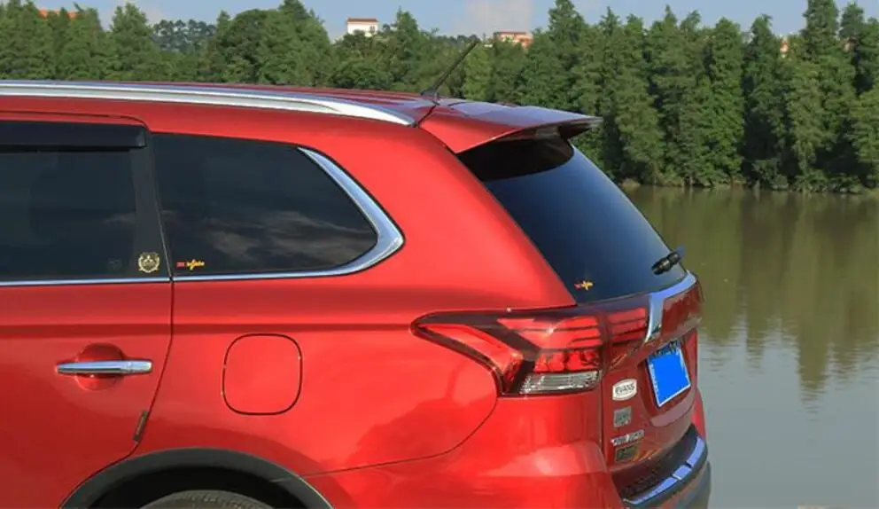 Аксессуары для украшения автомобиля ABS Пробивка фиксированное крыло хвост для Mitsubishi Outlander- стайлинга автомобилей