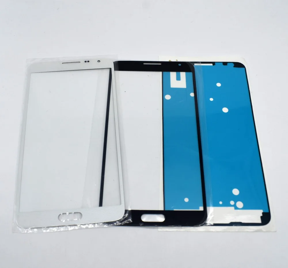 Белый черный для samsung Galaxy Note 3 Neo N750 N7505 Переднее стекло сенсорный экран внешняя панель запасная часть с наклейкой