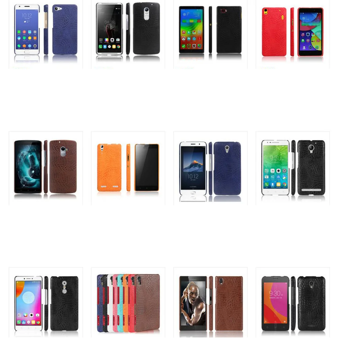 PU Leather Case For Lenovo K10 K6 Power K5 ZUK Z2 PRO Edge Note X2 Pro Z90 A2860 A5860 A1010 A1000 Hard Shell Back Cover New |