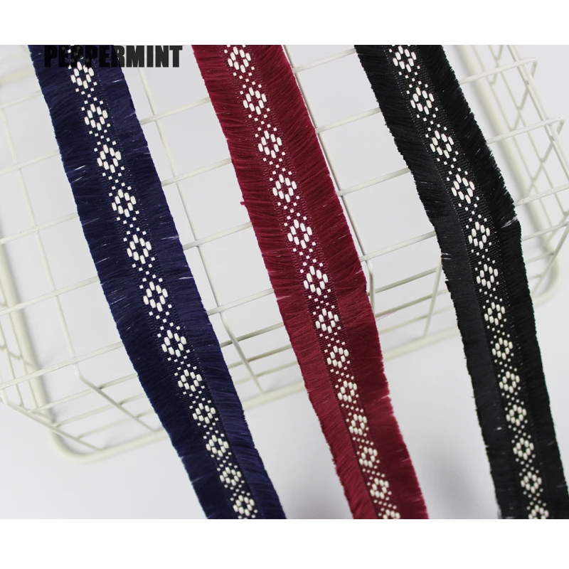 1 ярд 3 см Отделка бахромой вышивка отделка с кисточками Этническая обрезанная