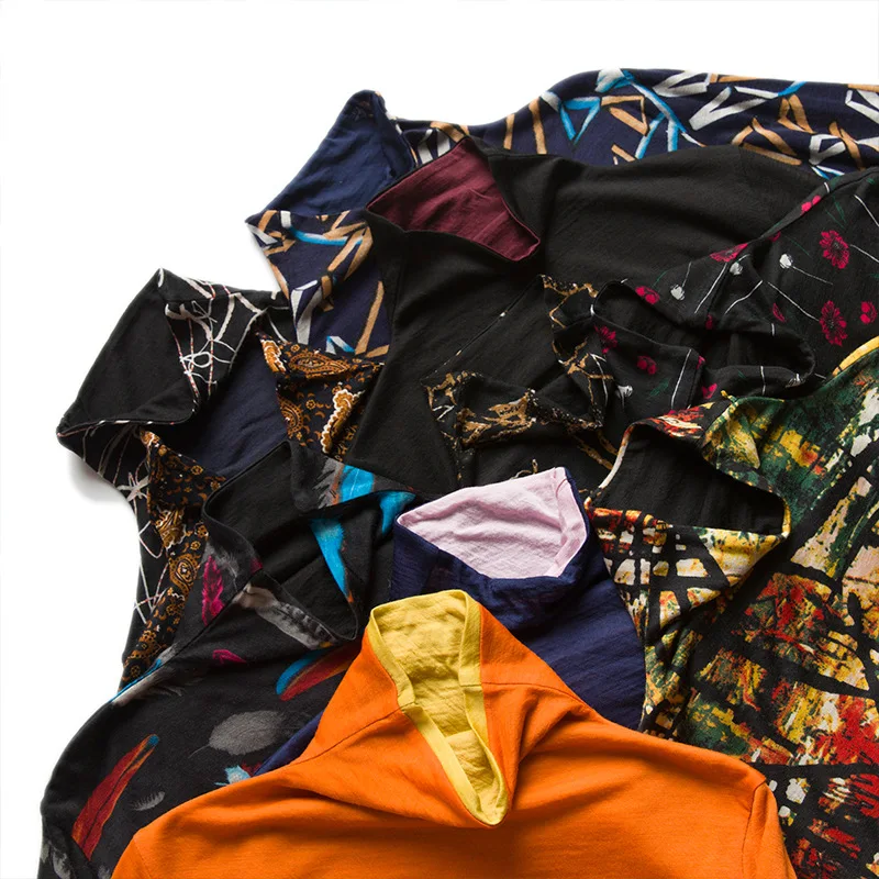 Женская шелковая кофта с длинным рукавом и высоким воротником - купить по