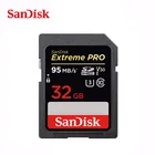 Карта памяти Sandisk SD 8 ГБ 16 ГБ 32 ГБ SDHC 64 Гб 128 ГБ 256 ГБ SDXC для цифровой камеры