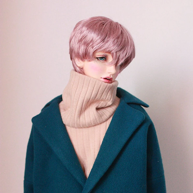 Bybrana BJD парик для мальчиков розовые короткие парики кукол 1/3 1/4 1/6 Бесплатная
