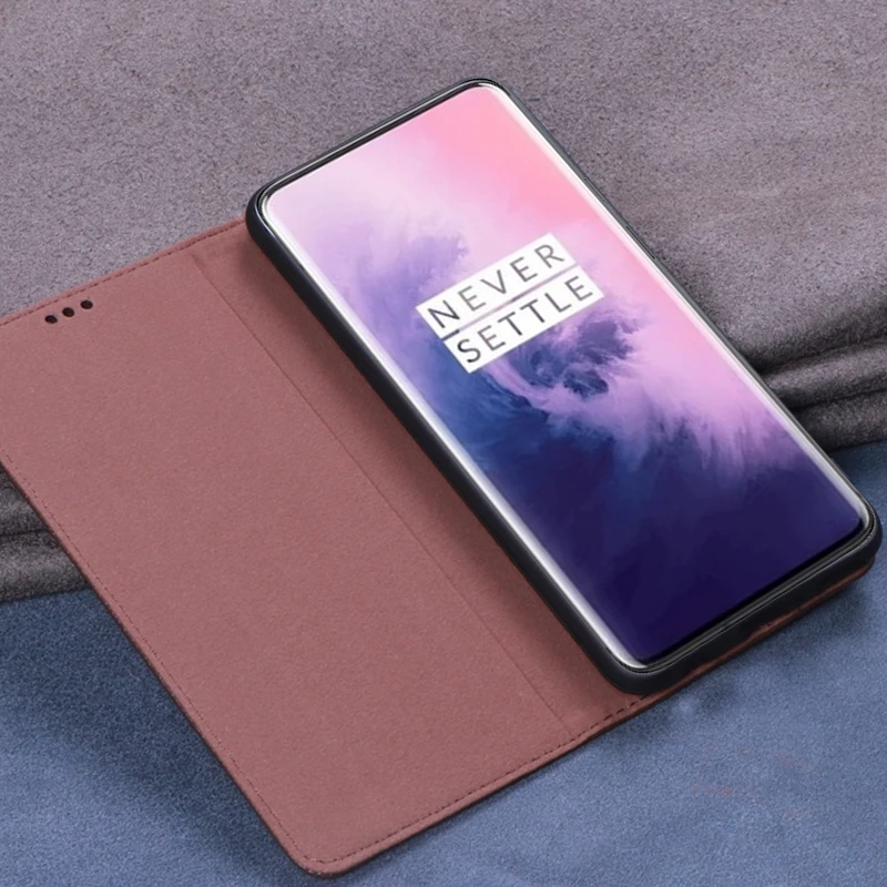 Роскошный кожаный чехол-книжка aibloly для Oneplus 7 Pro 6 64 дюймов чехол-подставка