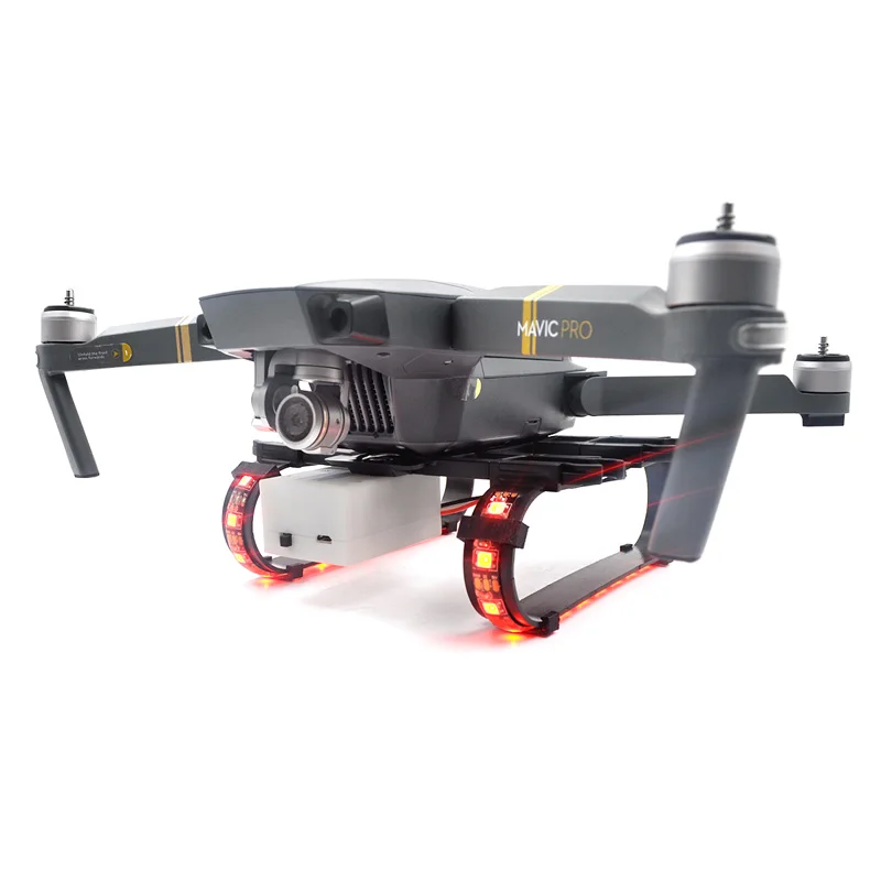 Светодиодный светильник шасси расширенное увеличение ноги объектив gimbal защита для DJI mavic pro Drone аксессуары