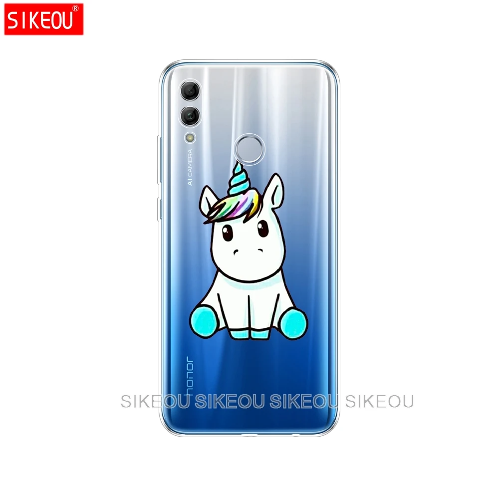 Силиконовый чехол для huawei honor 10 lite, чехол 6,21 дюйма, мягкая задняя крышка для телефона из ТПУ для honor 10 lite, защитный чехол Etui full 360 - Цвет: 61068