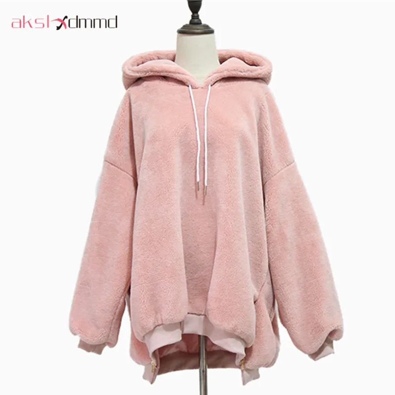 Женский вельветовый свитер AKSLXDMMD bts розовый свободный с длинным рукавом на осень