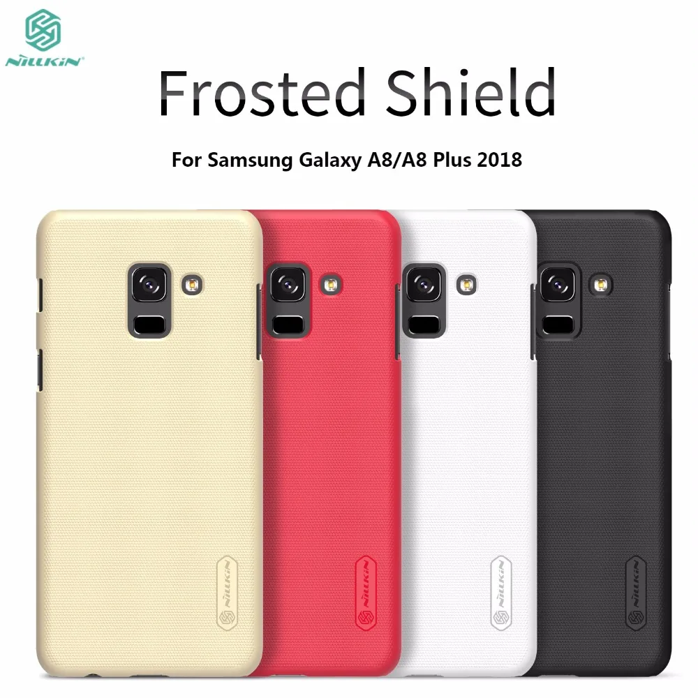 For Samsung Galaxy A8/A8 Plus 2018 NILLKIN Super Frosted Shield Phone Case for A8 2018/A8 with Screen Protector |