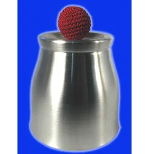 Deluxe Aluminum Chop Cup - Wide Mouth (Silver With Magnetic) Magic Tricks Close Up Appearing and Ball Magia Gimmick Props | Игрушки и