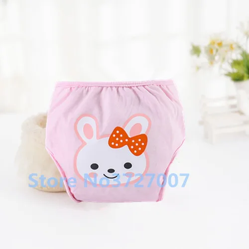 Mid Waist Rabbit Милые хлопковые детские подгузники, многоразовые тканевые подгузники, моющиеся подгузники для младенцев, детские подгузники с карманами, трусики для зимы - Цвет: Mid Waist Rabbit