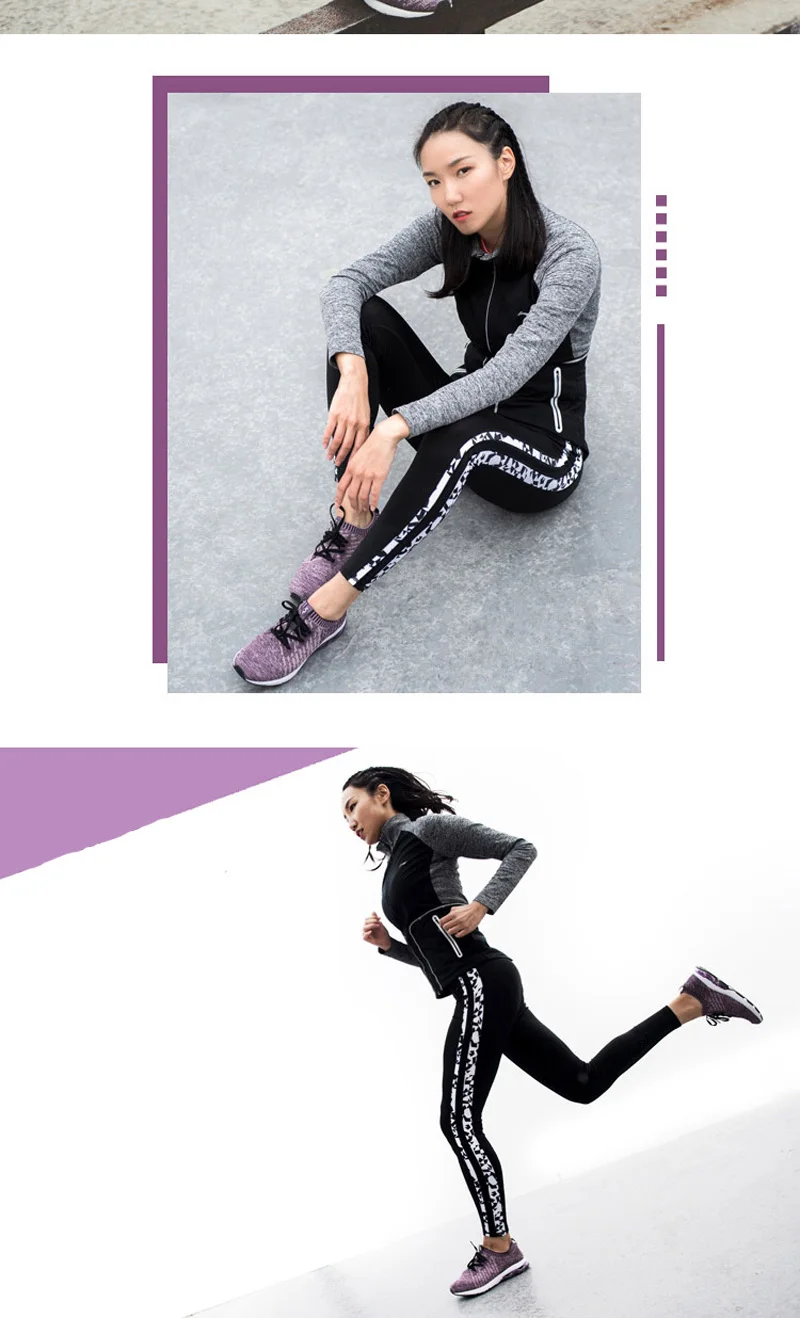 Li-Ning/Женская беговая Обувь года; однотонные Тканные амортизирующие носки; спортивная обувь с подкладкой; кроссовки; ARHN014 XYP650