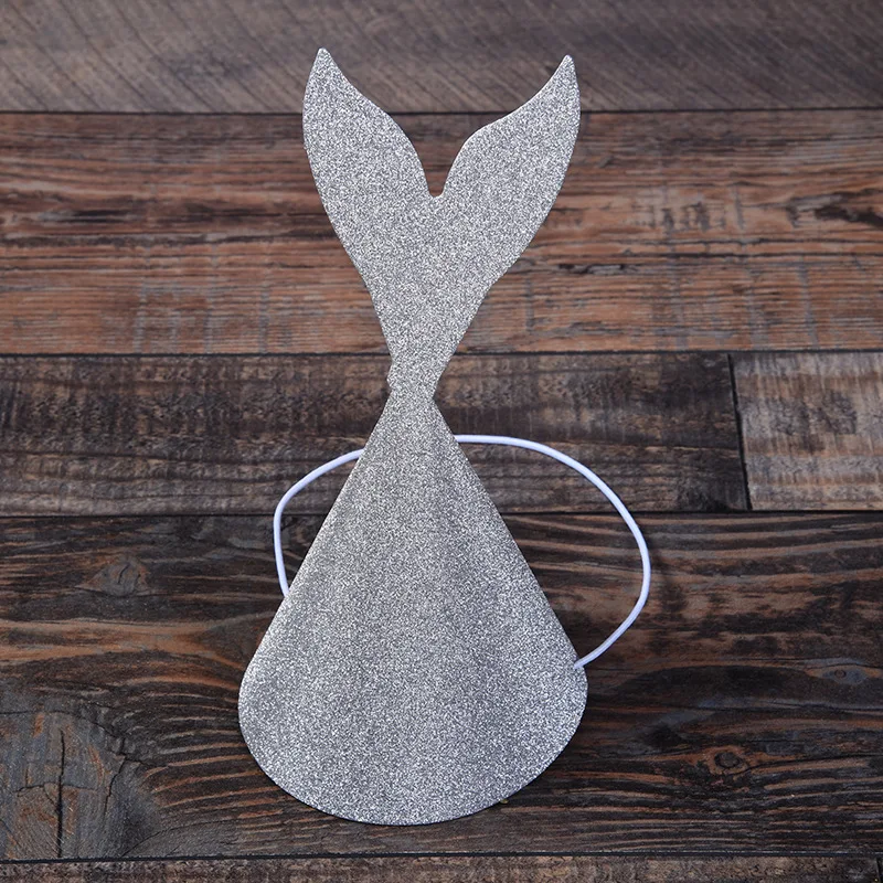 5 шт. шапка с маленькой русалочкой золотистая синяя украшение для вечеринки в