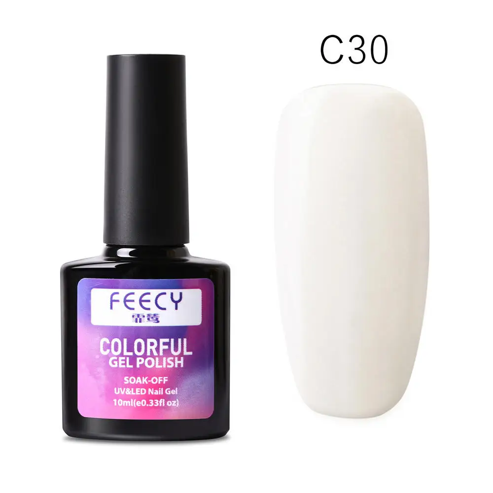 Feecy C30 Gel Nail Polish Soak Off UV LED Gel Varnish Wipe Top Coat Color Nail Gel Polish DIY Nail Art Lacquer Manicure Nail Art Tool - Цвет: Feecy C30