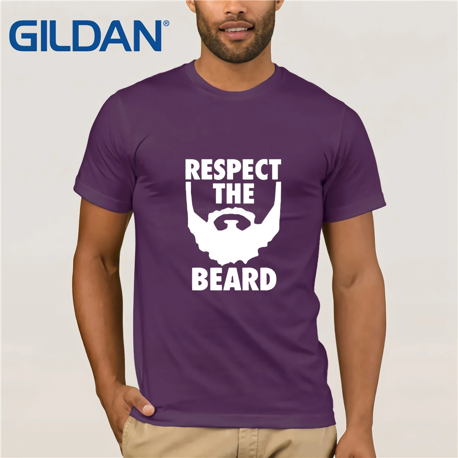 Men's Funny Respect The Beard T-Shirt Fear Harden T Shirt Men Hip Hop James Tshirt Fashion Leisure Tee Camisetas Homme | Мужская