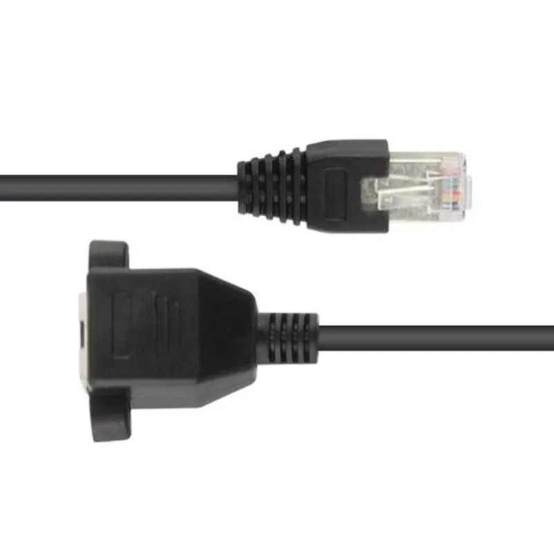 5 шт./лот штекер гнездо RJ45 Ethernet Интернет сеть LAN Удлинительный шнур для ноутбука ПК