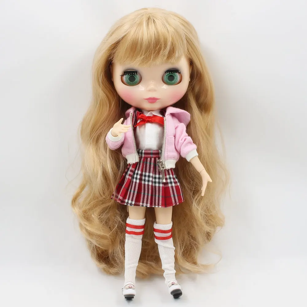 DBS blyth одежда для детей розовый и красный форма его пригодным 1/6 30 см ледяной