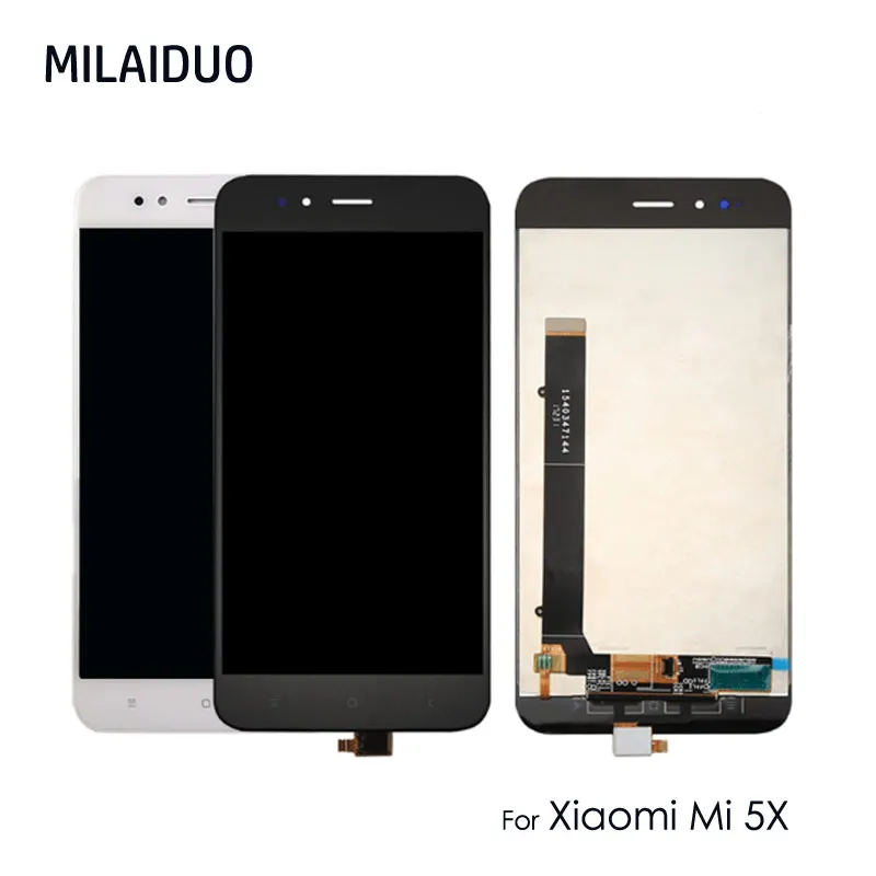 ЖК дисплей для Xiaomi Mi 5X Mi5X сенсорный экран дигитайзер A1 MiA1 сборка Замена Черный