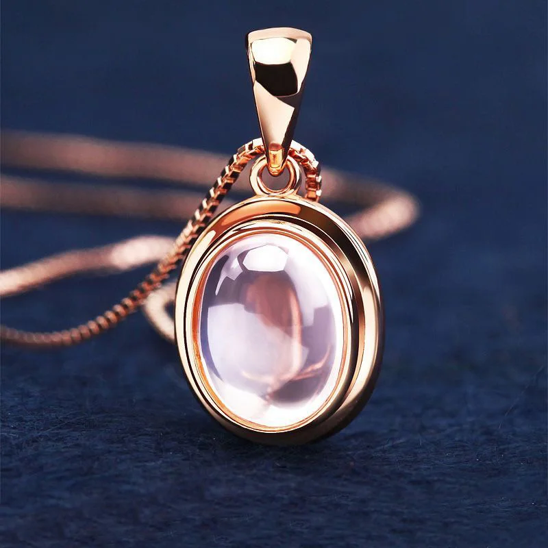 Розовые ювелирные изделия с кристаллами и камнями подвески ожерелья для женщин