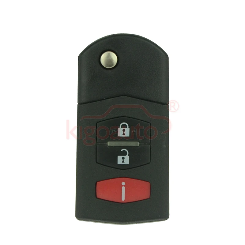 Флип-ключ 2 кнопки с panic 315 МГц BGBX1T478SKE12501 для Mazda 3 5 6 Автомобильный Дистанционный ключ kigoauto