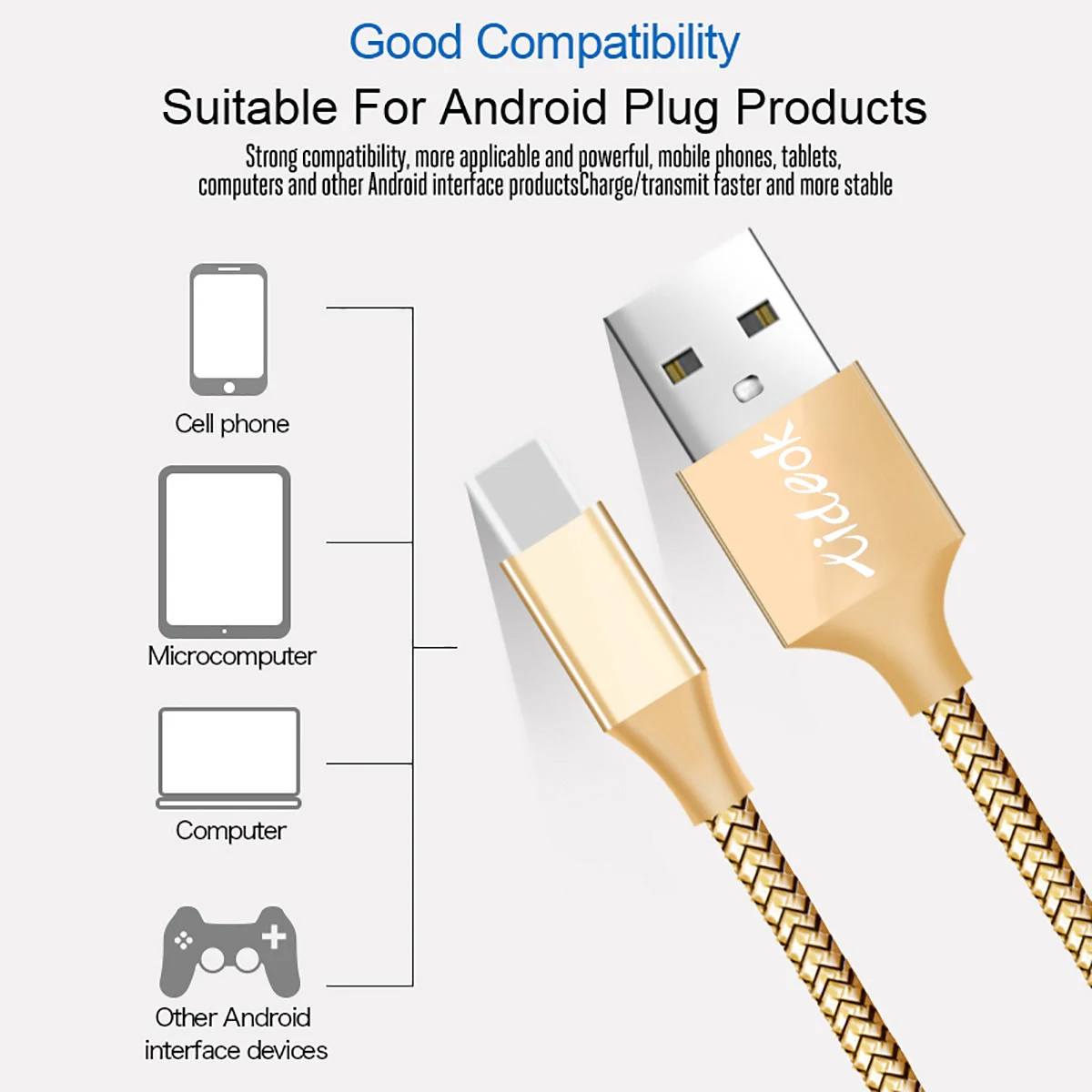 Кабель передачи данных для быстрой зарядки Профессиональный USB кабель type C зарядное устройство прочный нейлон сильный для Android мобильного телефона 1 м/2 м/3 м