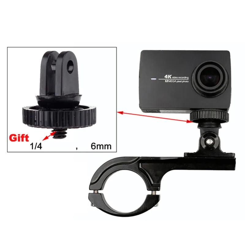 Алюминиевый держатель для руля велосипеда Anordsem Gopro Hero7 5 6 4 3 + SJCAM Xiaoyi 4K SJ5000