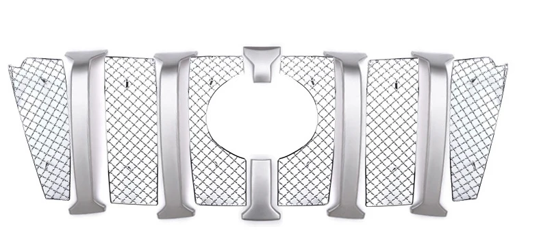 6 шт. передняя решетка для Toyota Land Cruiser Prado FJ 150|toyota prado grill|toyota grilleprado front grille |