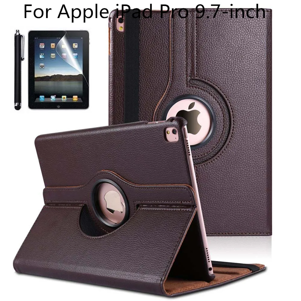 CucKooDo 360 градусов вращающийся PU кожаный умный чехол для Apple iPad Pro 9 7 дюйма 2016 выпущен