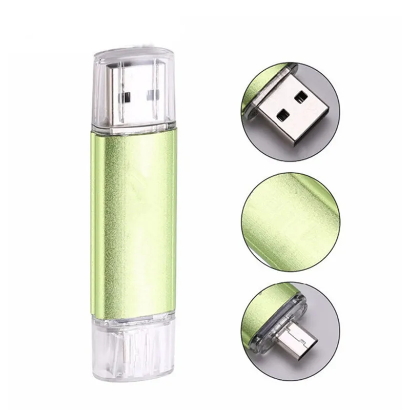OTG USB флэш-накопитель 128 ГБ высокоскоростной флеш-накопитель 64 32 16 8 внешний