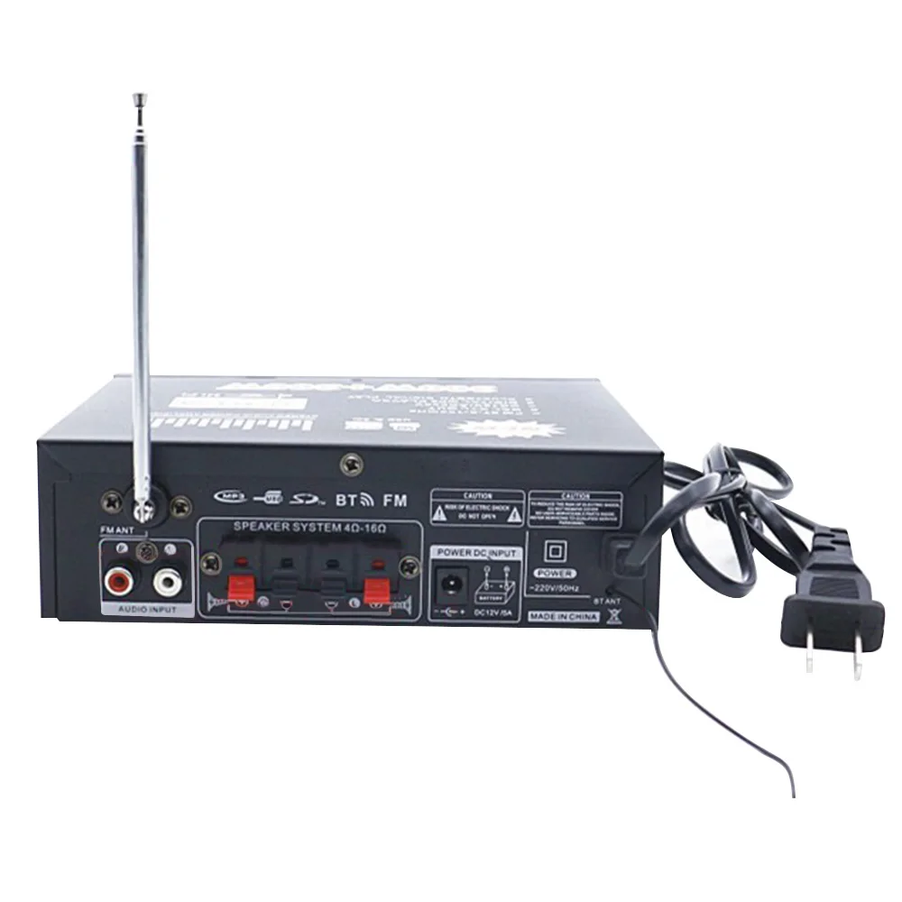 600 Вт DC12V AC220V автомобильный усилитель мини HiFi стерео аудио мощности с цифровым