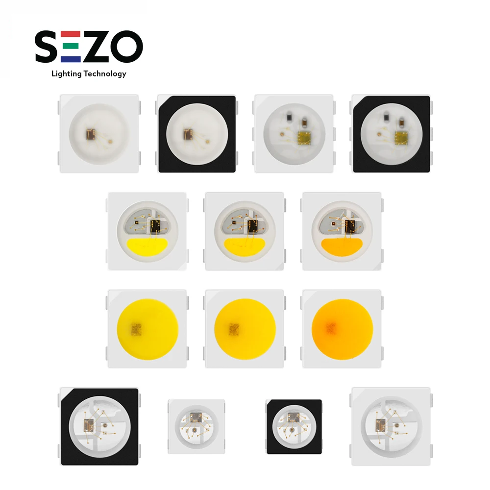 10 шт.-100 шт. WS2813 Pixel LED SMD SK9822 (аналогичный APA102) RGB чип индивидуально адресуемый SK6812 3535/5050 RGBW/WWA DC 5V