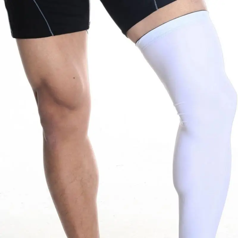 Футбол Баскетбол Велоспорт растягивающиеся спортивные Леггинсы шланг Гамаша до