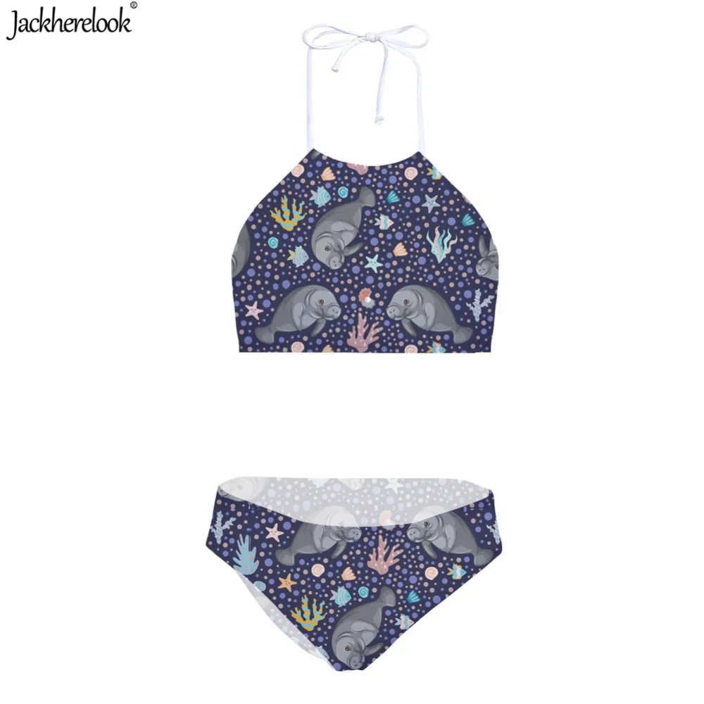 Женские вечерние купальники jackhereluk комплект из двух предметов с принтом