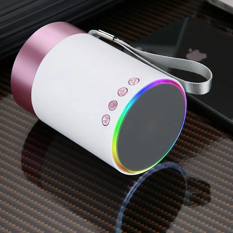 Новинка миниатюрная Светодиодная Беспроводная колонка уличная портативная