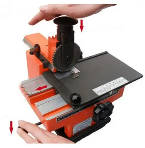 Полуавтоматический стандартный металлический штамповочный принтер