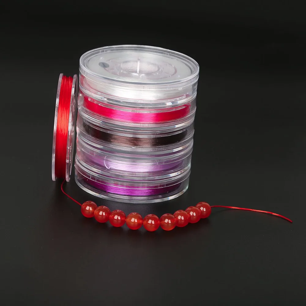 Хорошее качество 40 м/рулон разные прозрачные плоские Ширина 0 8 мм прочные