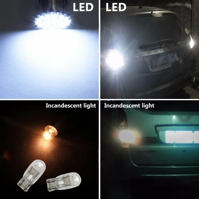 Автомобильный Стайлинг 1 шт. 1156 1157 P21/5 Вт BAY15D 22 SMD 3014 1206 LED DRL задний боковой