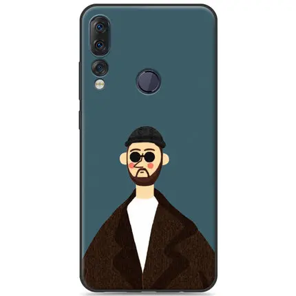 Чехол Z5s для lenovo Z5s, чехол на заднюю панель, окрашенный мультфильм Леон убийца, мягкий силиконовый чехол для телефона lenovo Z5 s L78071, оболочка 6,3" - Цвет: A3