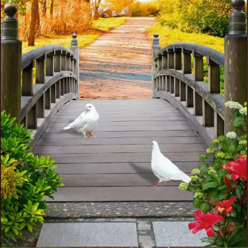 Фотообои на заказ 3D настенные фрески ландшафты природные искусства коридор