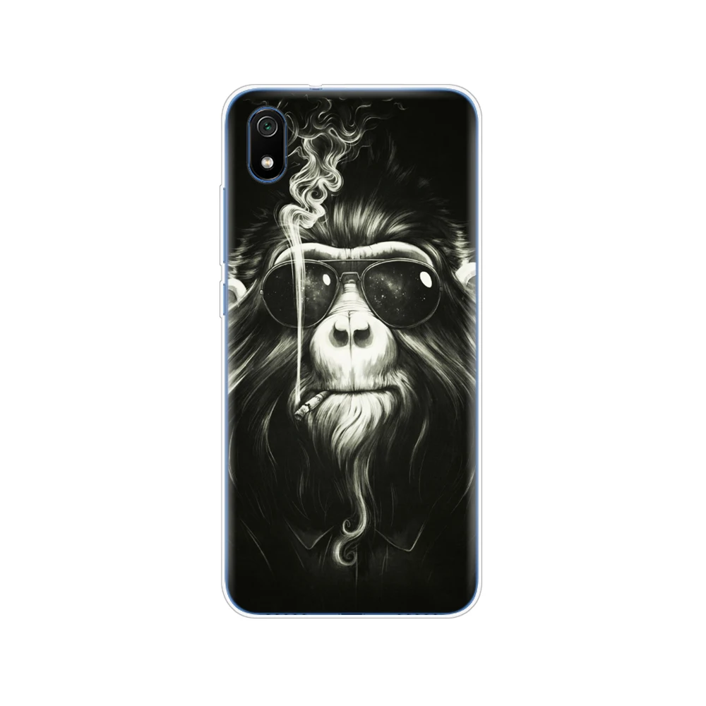 Чехол для xiaomi redmi 7a чехол coque oft tpu задняя силиконовая крышка для redmi 7 a бампер hongmi 7a copas кожа Ударопрочный fundas - Цвет: 10645