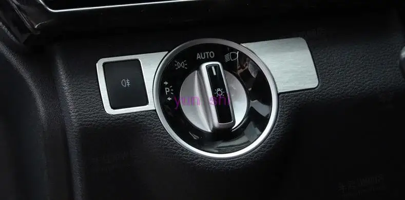 Кнопка регулировки крышки фары декоративная лампа наклейка для Mercedes-Benz A B C E class GLK