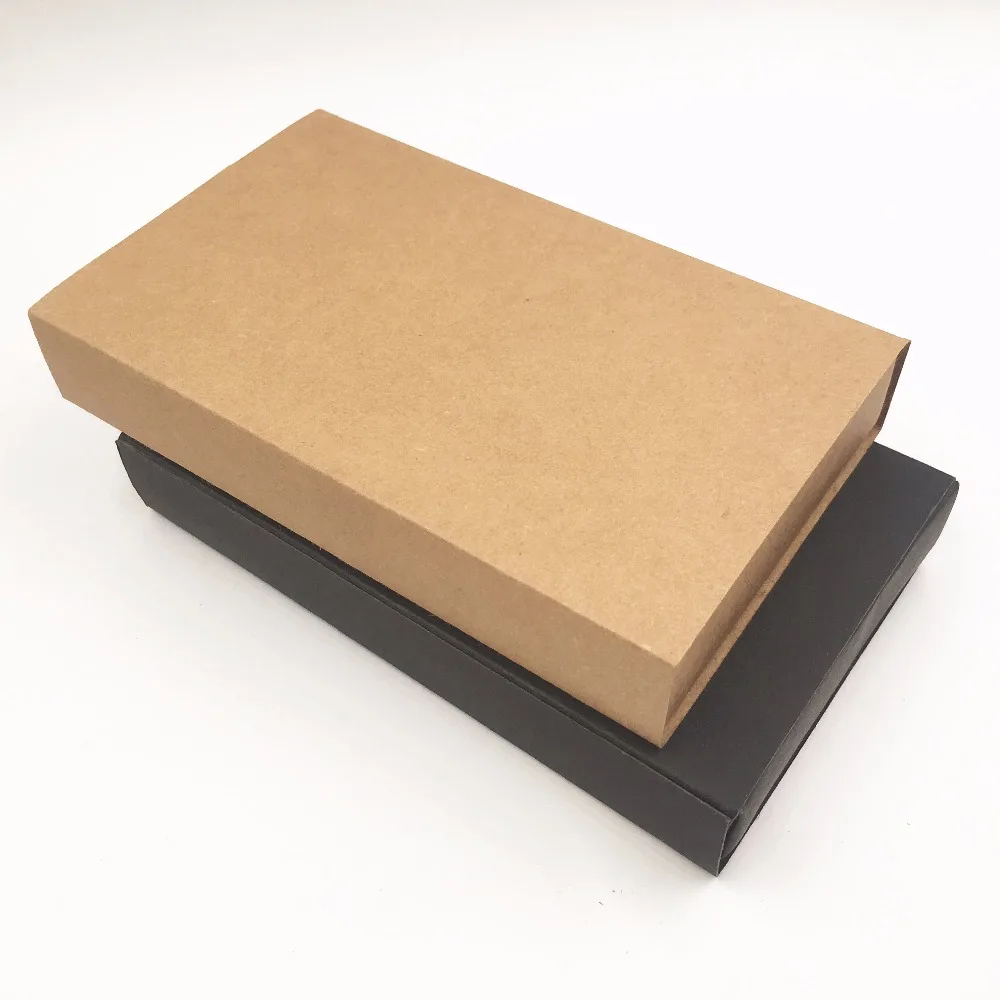 Подарочная коробка из черной крафт бумаги 50 шт.|Упаковка и стойки для украшений| |