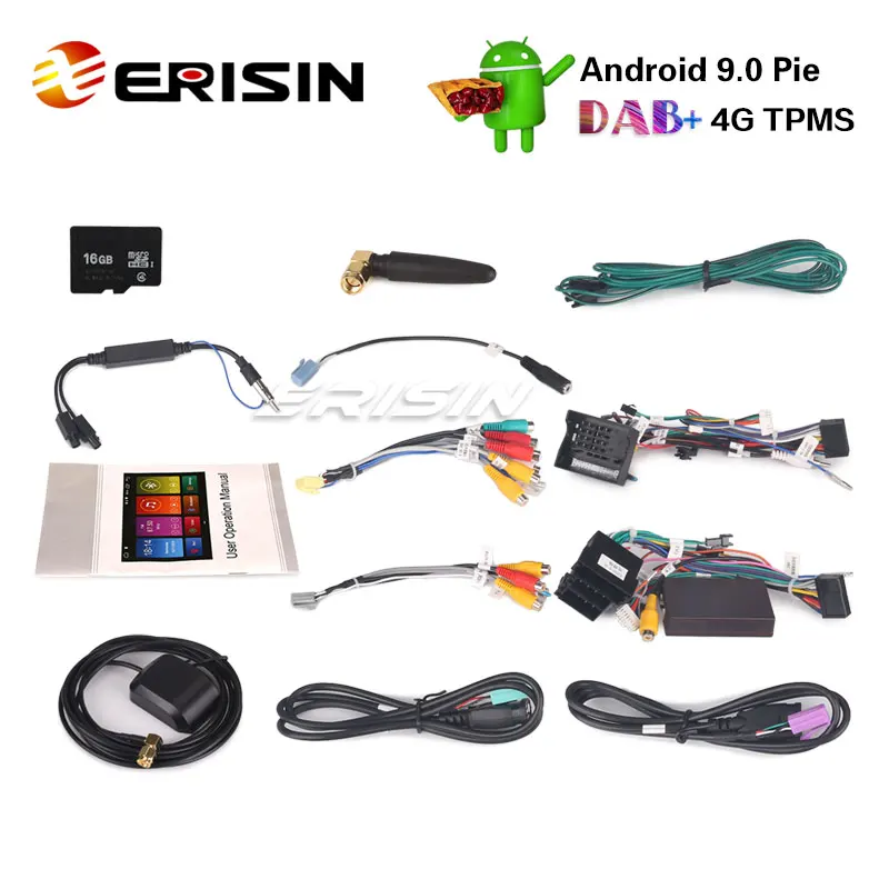 Erisin ES2992B 9 &quotAndroid 0 для Mercedes A/B Class Sprinter Viano Vito Car Stereo DAB + GPS TPMS 4G | Автомобили и