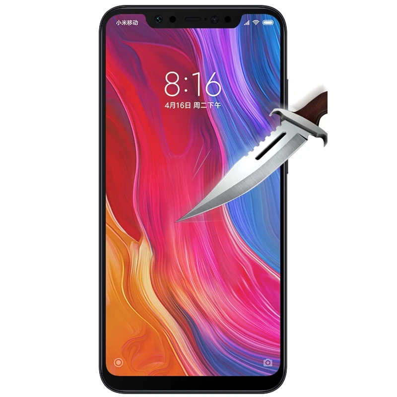 Закаленное стекло для Xiaomi Mi A2 Lite A1 5X 6X 9 8 SE Mix 3 2 2S Play Note Высококачественная