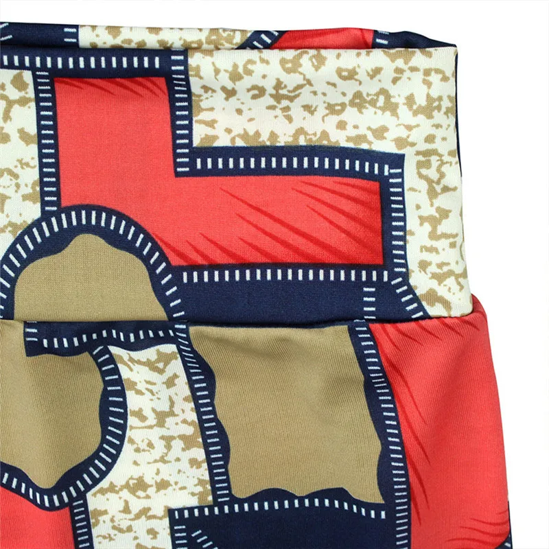 Женская модная большая юбка с высокой талией и принтом летняя Длинная пляжная в